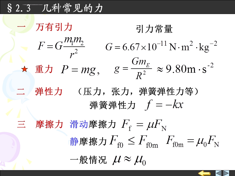 大学物理几种常见的力ppt课件.ppt_第1页