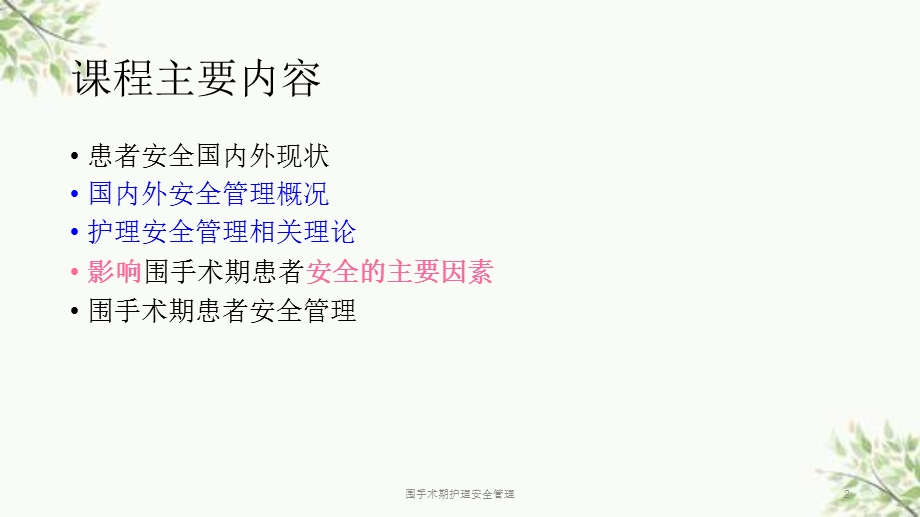 围手术期护理安全管理课件.ppt_第2页