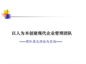 团队角色理论与实践ppt课件.ppt