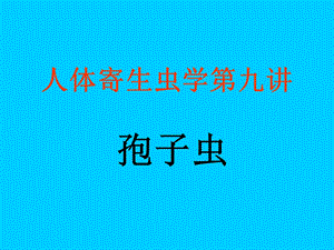 寄生虫学第九讲(疟原虫、弓形虫)课件.ppt