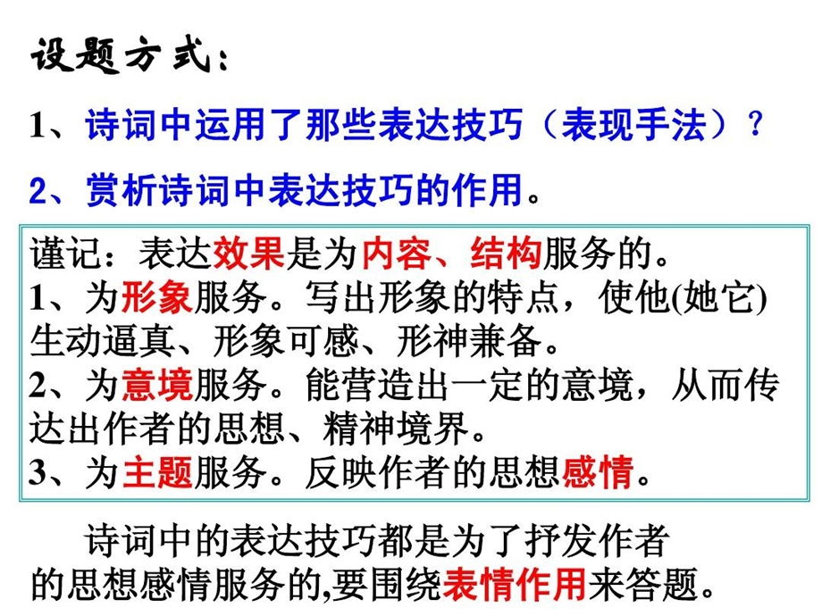 古典诗歌表达技巧大全课件.ppt_第3页