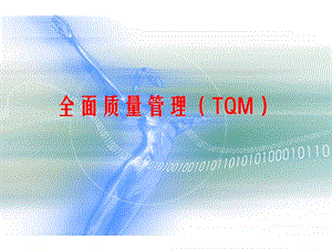 全面质量管理(TQM)课件.ppt