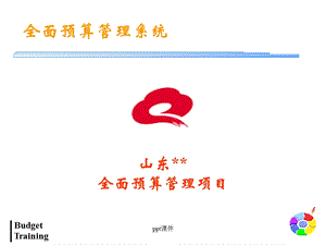 全面预算管理系统课件.ppt