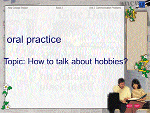 口语话题hobby 课件.ppt