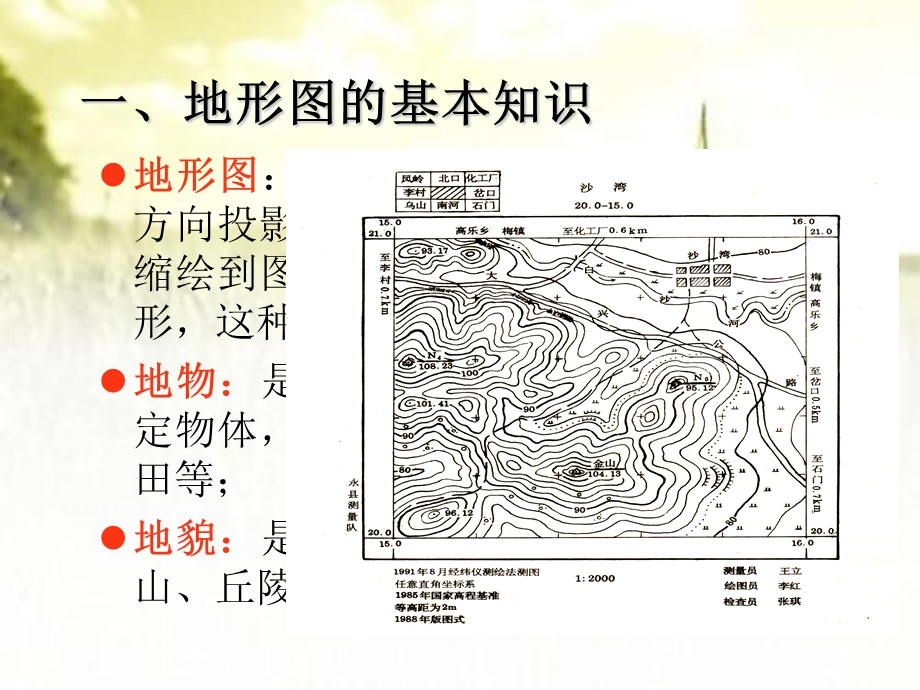 地形图的识别及应用与涉密地图的保密管理课件.ppt_第3页