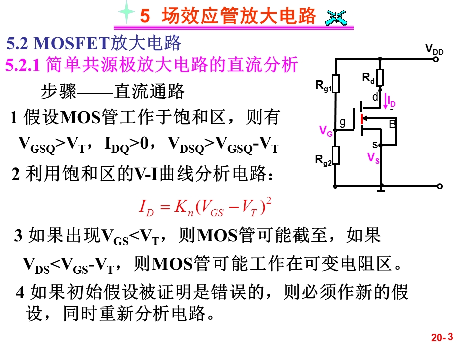 场效应管放大电路精讲课件.ppt_第3页