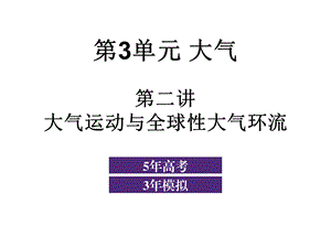 大气运动与全球性大气环流课件.ppt