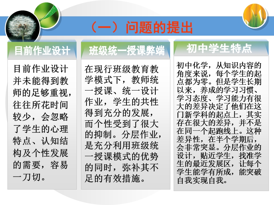 初中化学分层作业优化设计研究个人课题结题鉴定课件.ppt_第2页