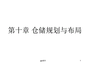 仓库规划与布局课件.ppt