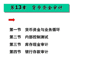 审计学ppt课件第十三章 货币资金审计.ppt