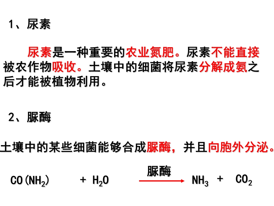 分离以尿素为氮源的微生物(上课)教材课件.ppt_第2页