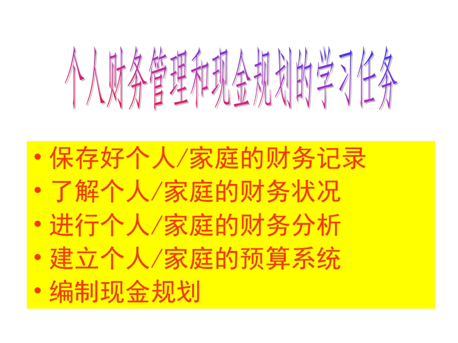 个人财务管理和现金规划课件.ppt_第3页