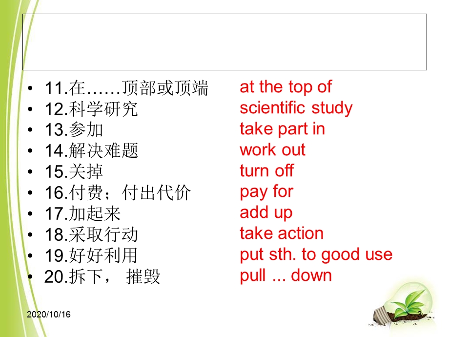 人教版九年级英语单元复习Unit13PPT教学课课件.ppt_第3页