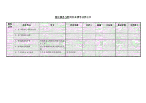 售后服务技师岗位业绩考核责任书模板范例.doc