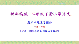 部编人教版二年级下册语文全套期末专项复习ppt课件.ppt