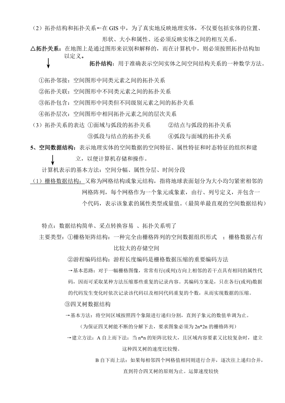 地理信息系统期末复习本科.doc_第3页