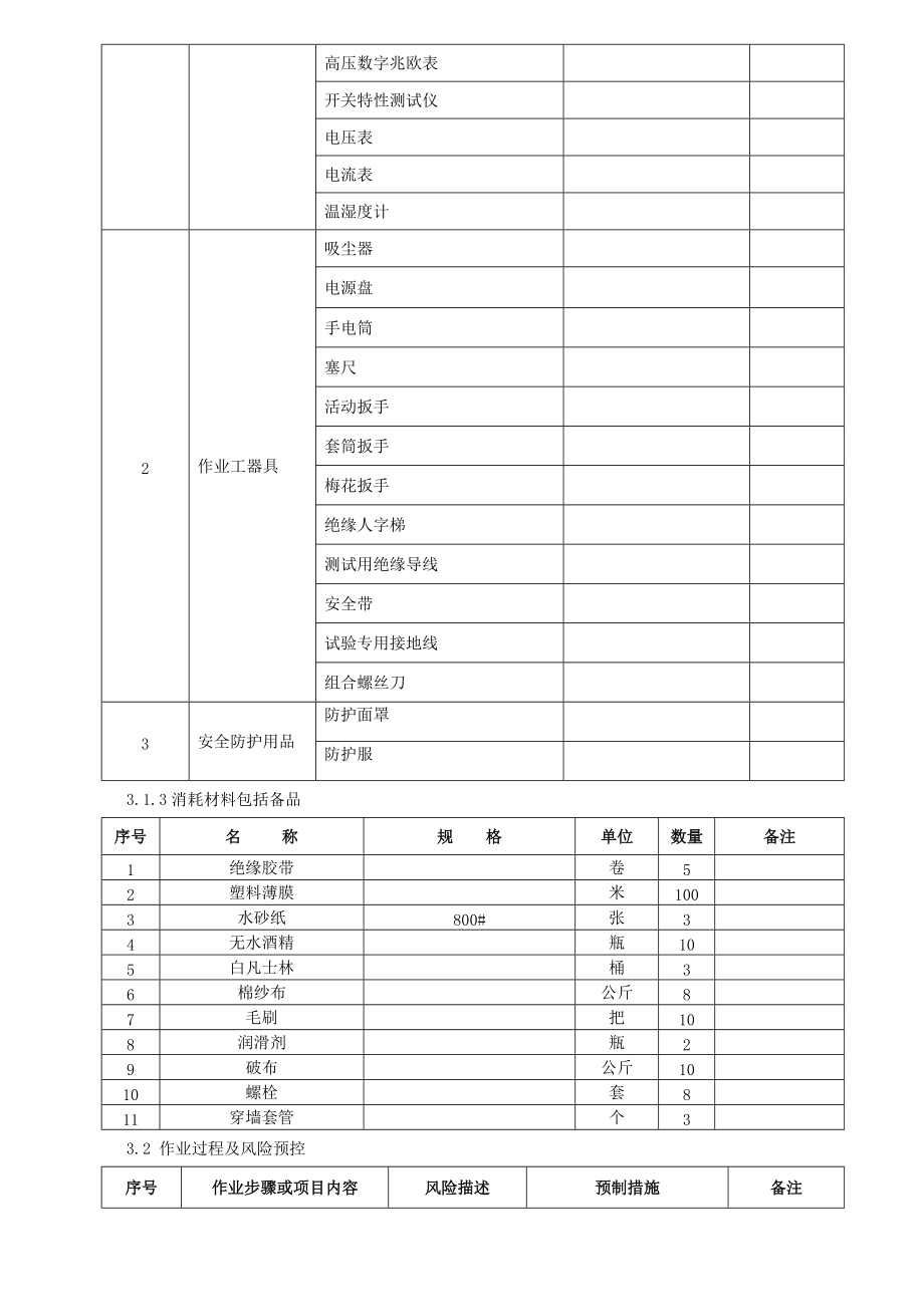 电厂10.5kV厂用开关柜检修作业指导书.doc_第2页