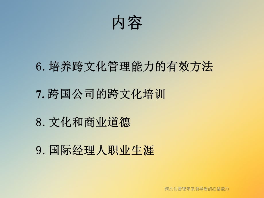 跨文化管理未来领导者的必备能力课件.ppt_第3页