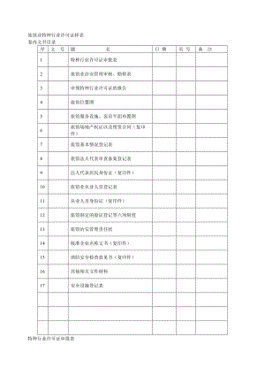 旅馆业特种行业许可证样表.doc