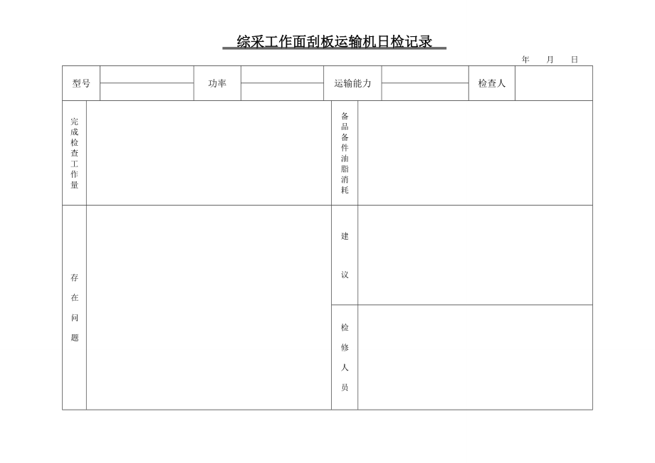 煤矿运转日志日检记录.doc_第2页