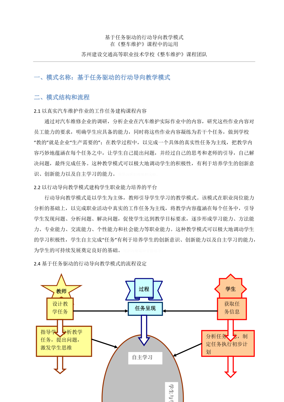 基于任务驱动的行动导向教学模式.doc_第1页