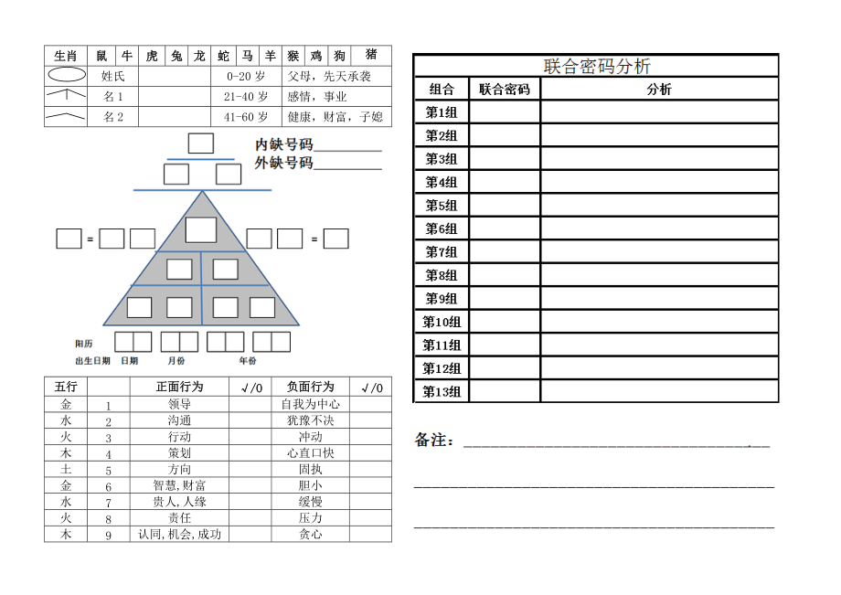 生命密码分析表.doc_第1页