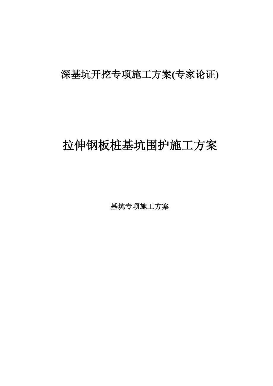 拉森钢板桩基坑围护施工综合方案专家论证.doc_第2页