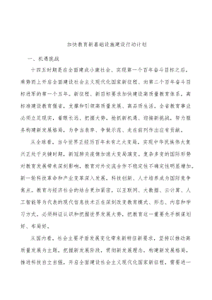 加快教育新基础设施建设行动计划.docx