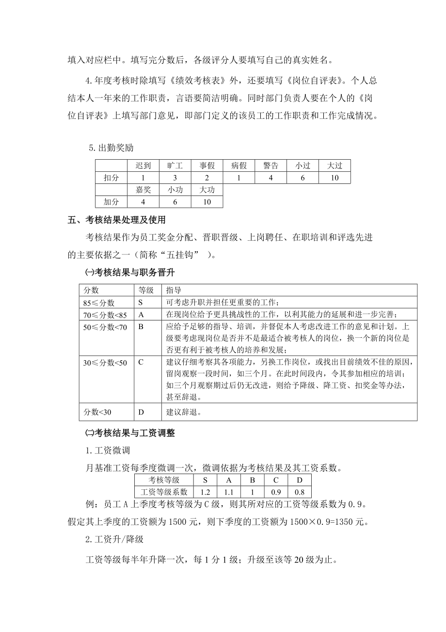 进出口股份有限公司员工绩效考评制度.doc_第3页