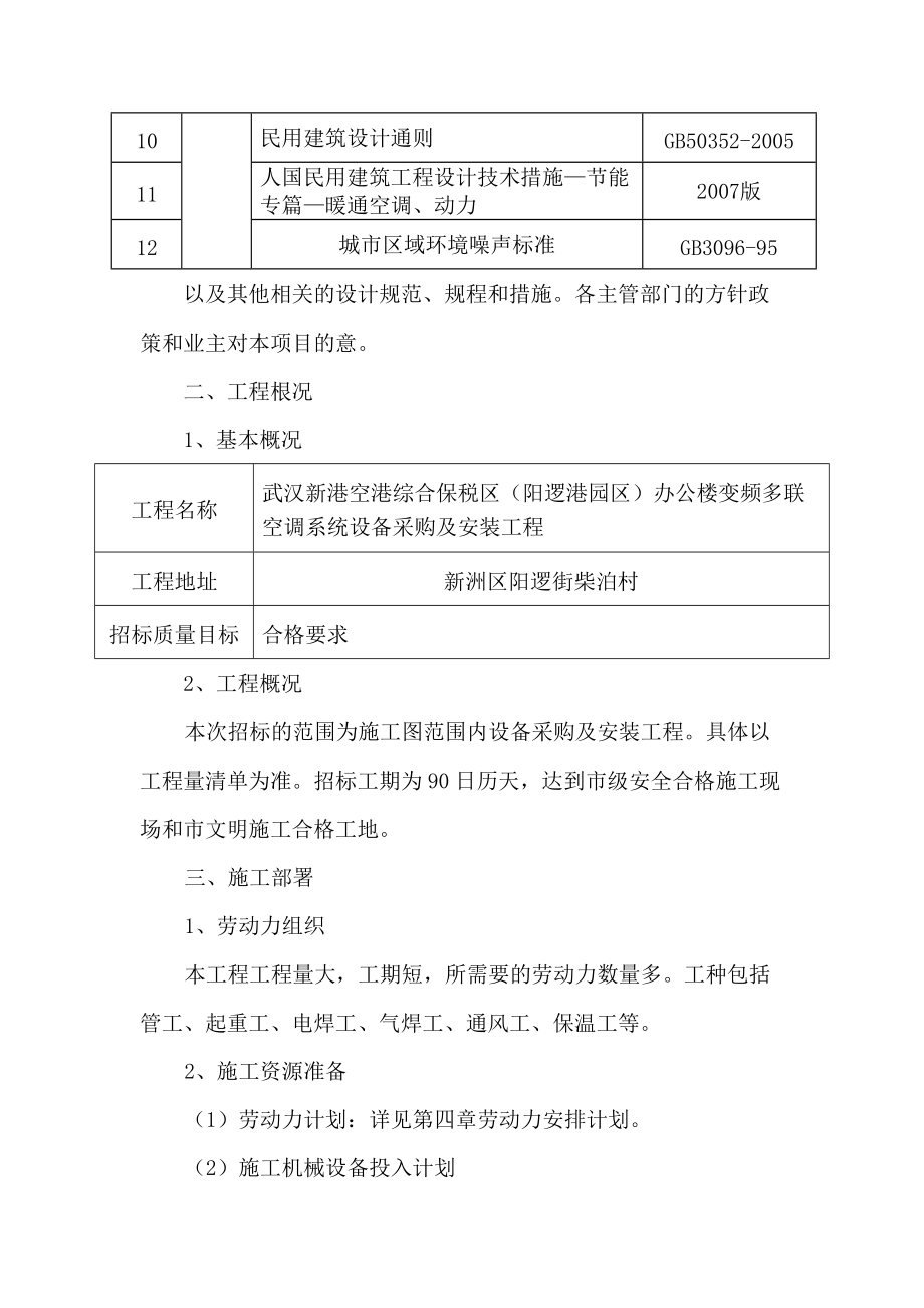 多联机空调施工组织设计.doc_第2页