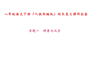 部编版人教版初中语文八年级下册期末复习专题ppt课件全套.pptx