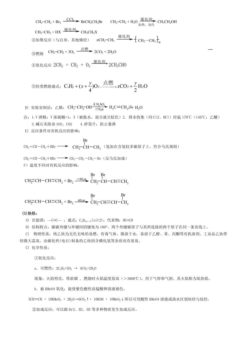 有机化学知识点总结归纳(全).doc_第2页