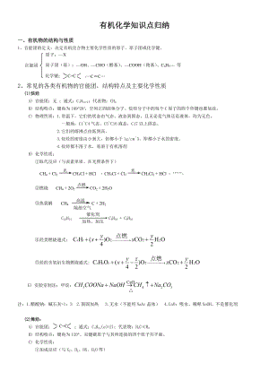 有机化学知识点总结归纳(全).doc