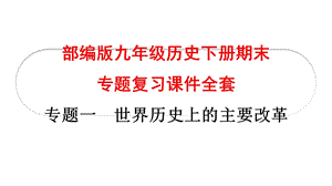 部编版九年级历史下册期末专题复习ppt课件全册.pptx