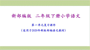 部编人教版二年级下册语文全册期末单元复习ppt课件.ppt