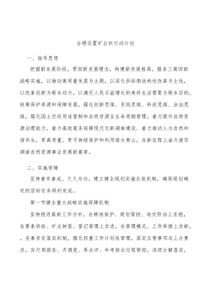 合理设置矿业权行动计划.docx