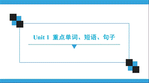 英语八年级下册牛津版Unit 1重点单词、短语、句子课件.ppt