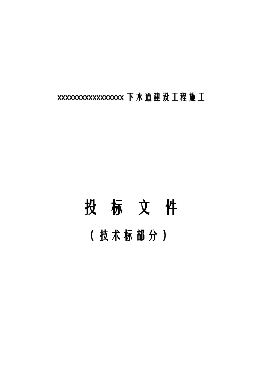 市政管网工程项目技术标部分.docx_第2页