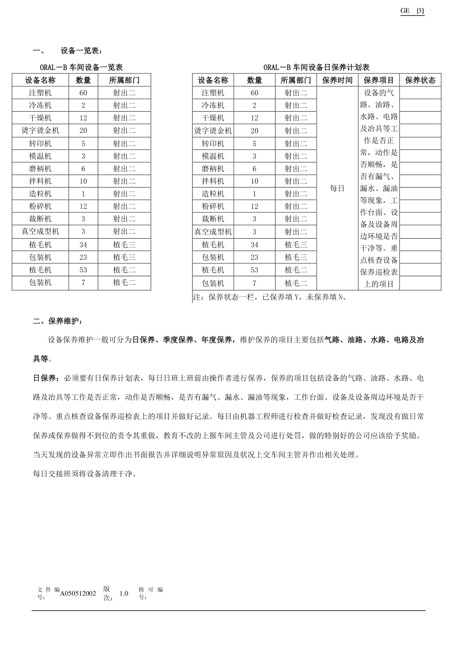 有限公司设备维护保养作业流程.doc_第3页