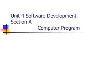 计算机专业英语Unit04 Programming and Simulation课件.ppt