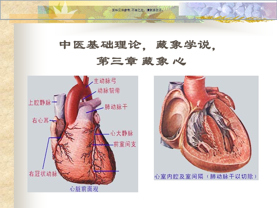 藏象学说藏象心中医学基础课件.ppt_第1页