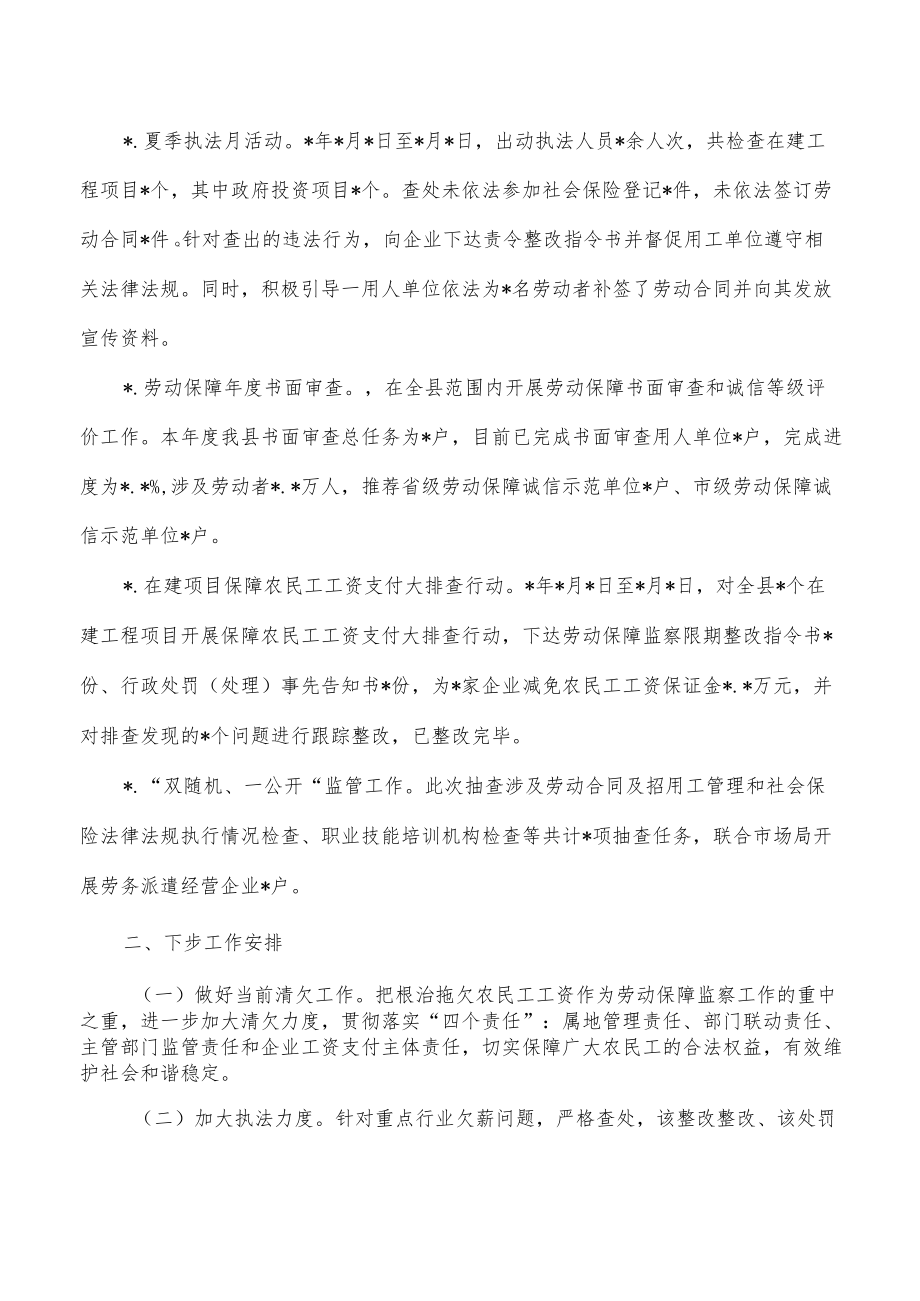 劳动保障监察大队总结.docx_第2页