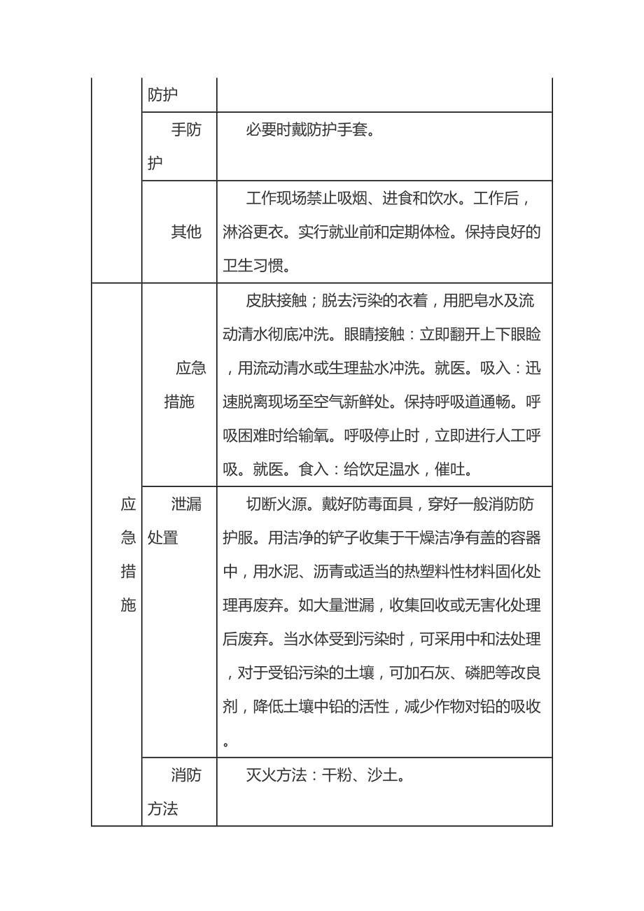 化学品安全防护措施与应急措施方法.doc_第3页