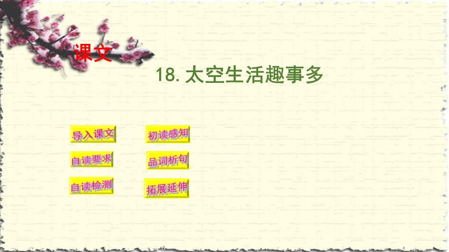 部编版二年级语文下册教学ppt课件 第六单元 18太空生活趣事多.pptx_第1页