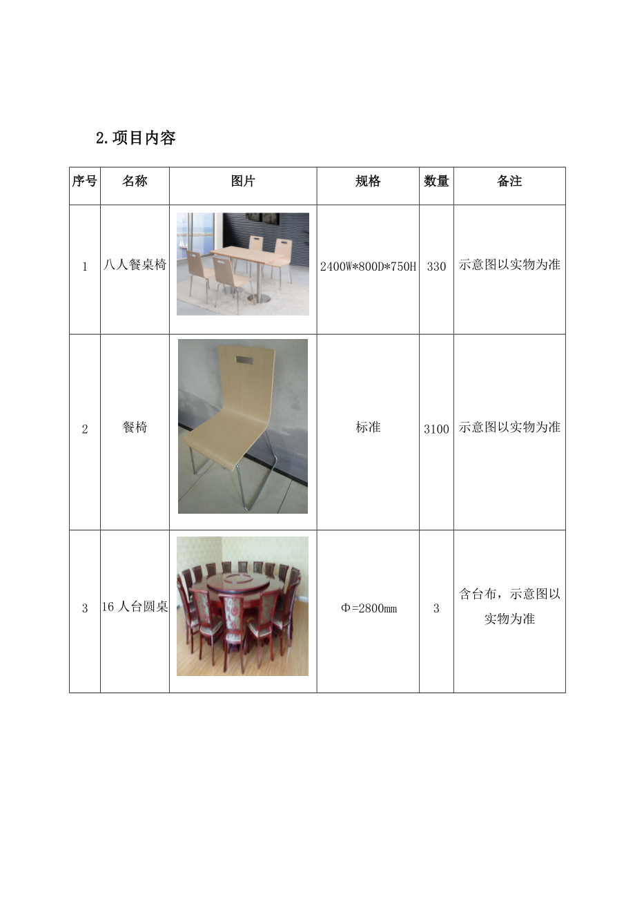 餐桌椅供货售后服务方案.docx_第2页