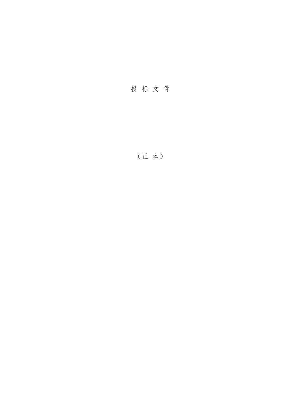 公司工程项目投标文件书.doc_第1页