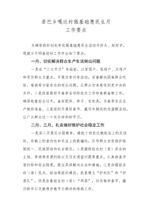 强基惠民活动近期工作要点.docx