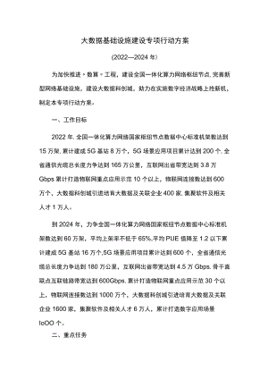 大数据基础设施建设专项行动方案.docx