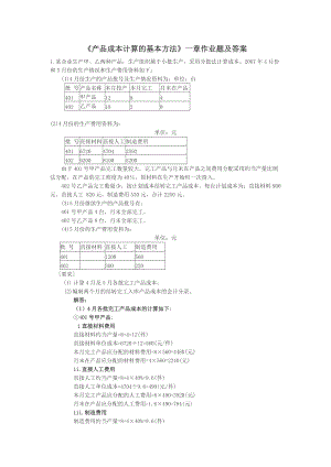 《产品成本计算的基本方法》一章作业题答案.doc