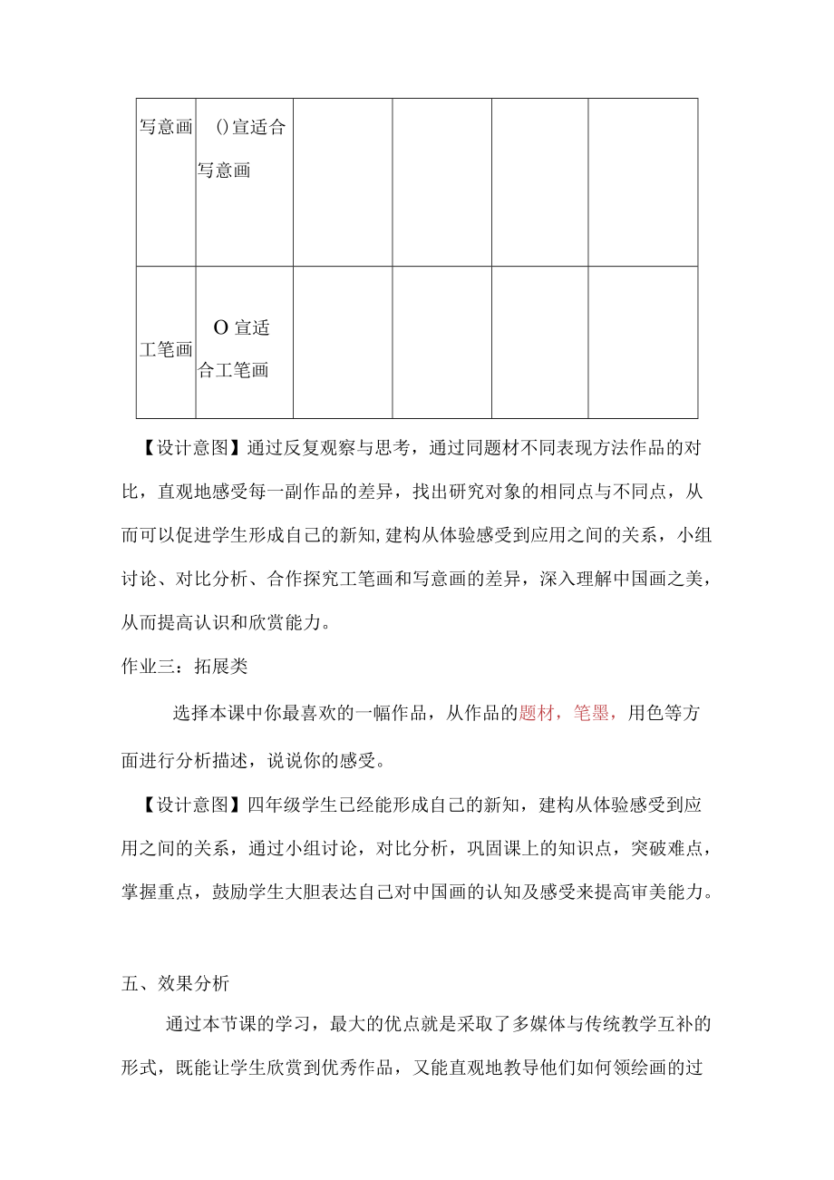 小学“双减”作业设计：小学美术学科四年级作业设计.docx_第3页